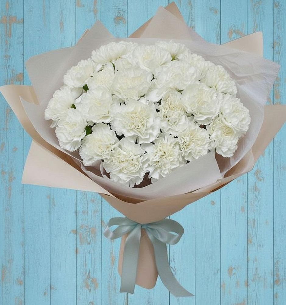 Букет цветов из: Гвоздики в Комаровском