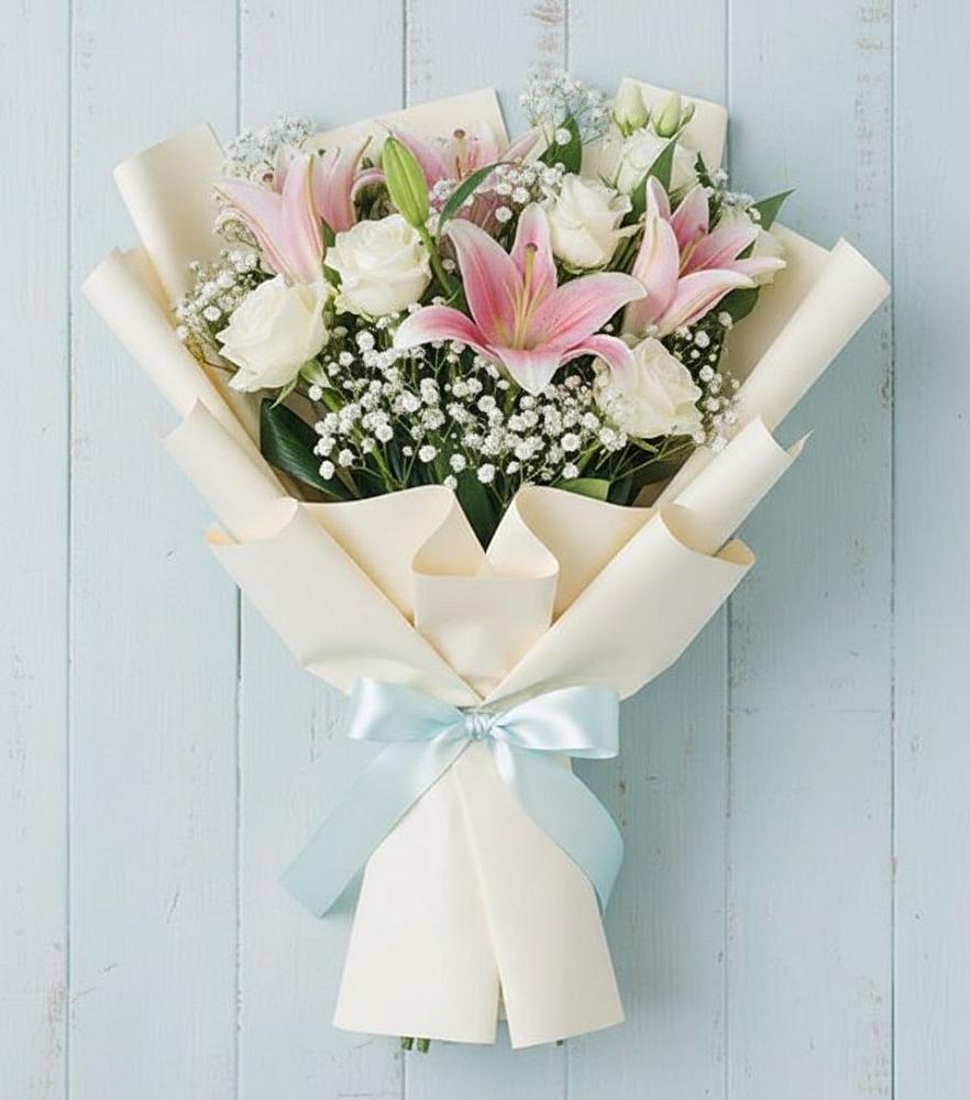 Букет цветов из: Лилии в Комаровском