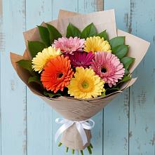 Букет цветов из:  Герберы в Комаровском