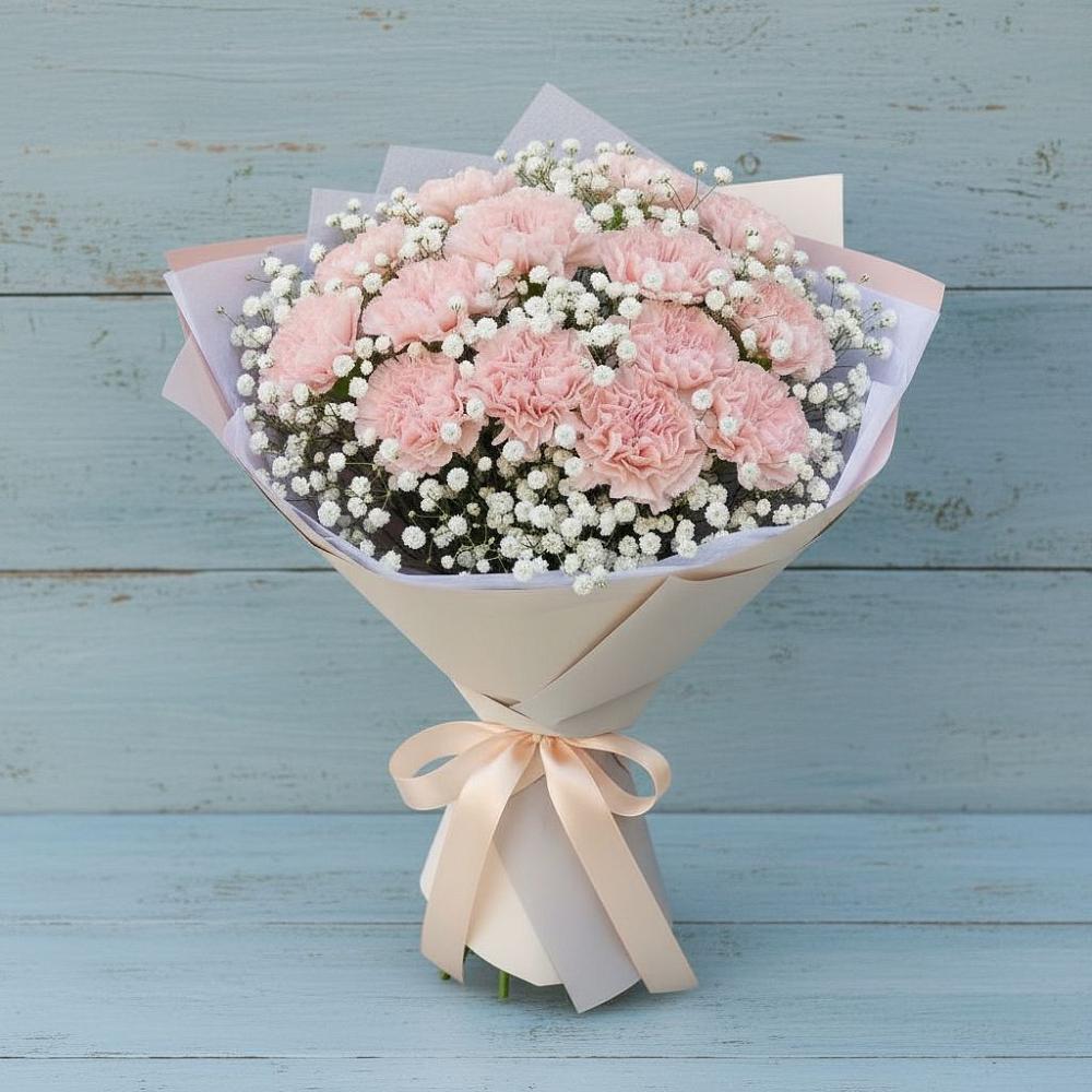 Букет цветов из: Гвоздики в Комаровском