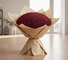 Букет 101 Красная роза в Комаровском