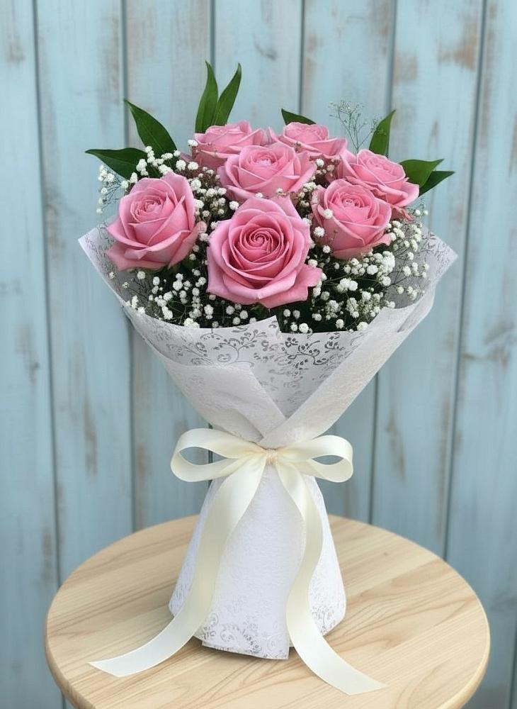 Букет цветов из: Розы в Комаровском