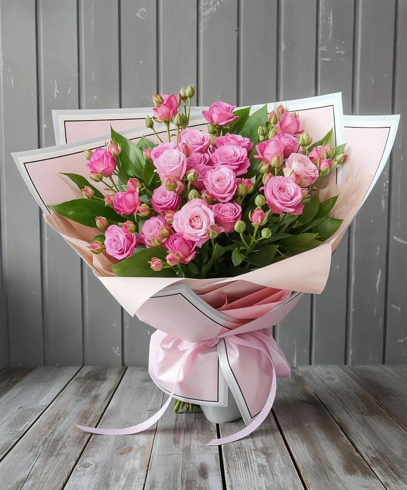 Букет Розовый кустик в Комаровском