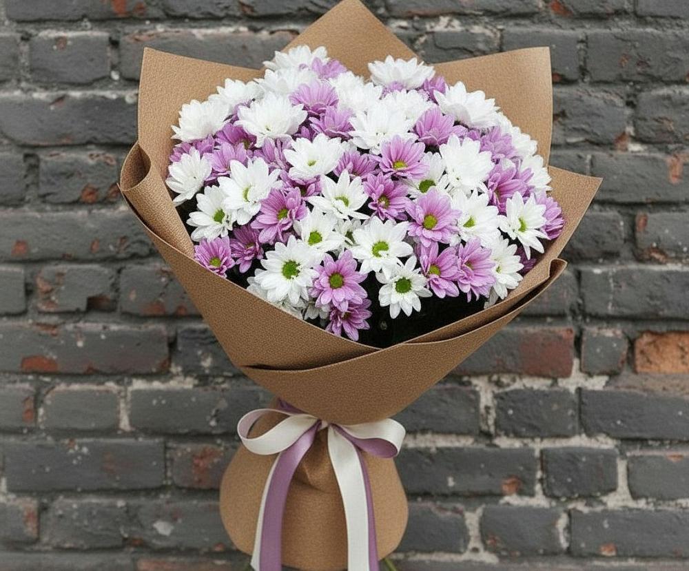 Букет цветов из: Хризантемы в Комаровском