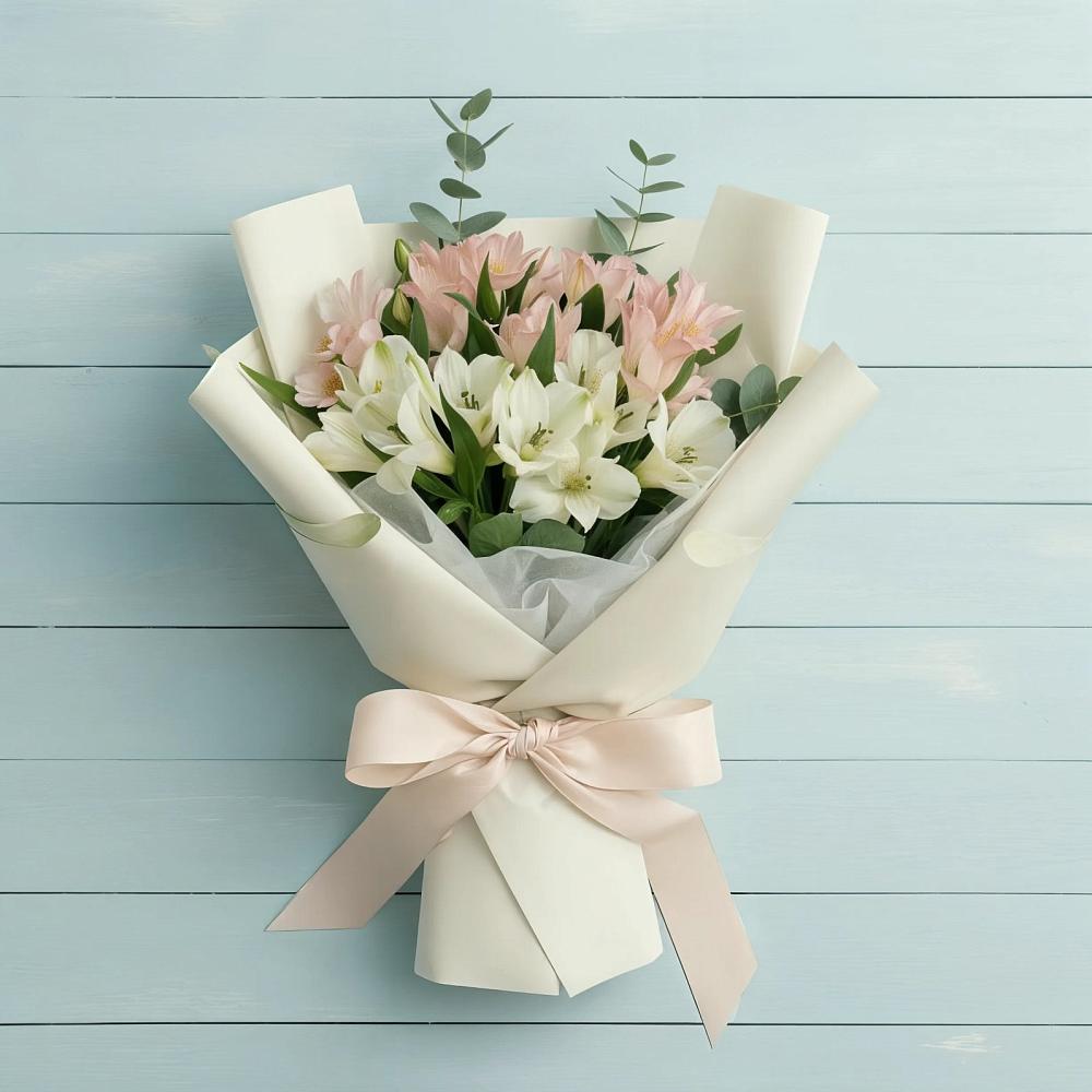 Букет цветов из: Альстромерии в Комаровском