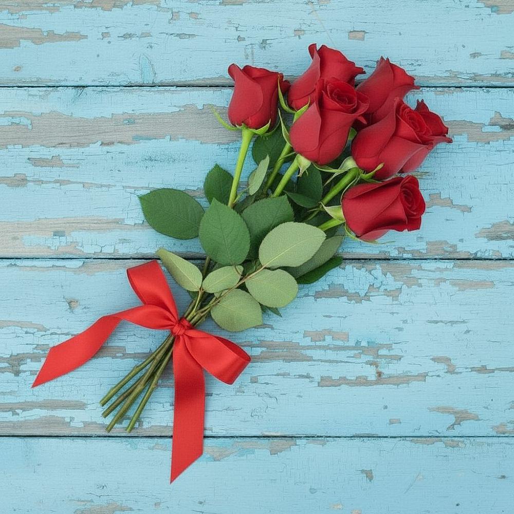 Букет Красные розы в Комаровском