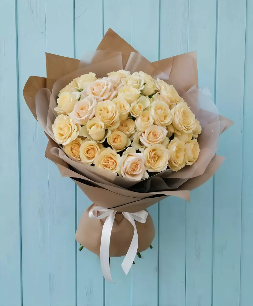 Букет Кремовое облако в Комаровском